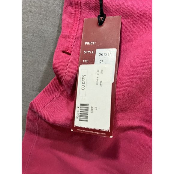Maxime Cossoguy Jeans Womens 27‎ Pink Denim Pocketed Belted Zip Ladies 27x32 - Picture 2 of 13
